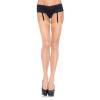 Чулки сексуальные One Size Dex Sheer Stockings от Leg Avenue, бежевые, фото №1 — секс шоп Украина, NO TABOO