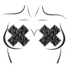 Пэстисы на соски One Size X-Factor Rhinestone Nipple Covers Leg Avenue, со стразами, фото №1 — секс шоп Украина, NO TABOO