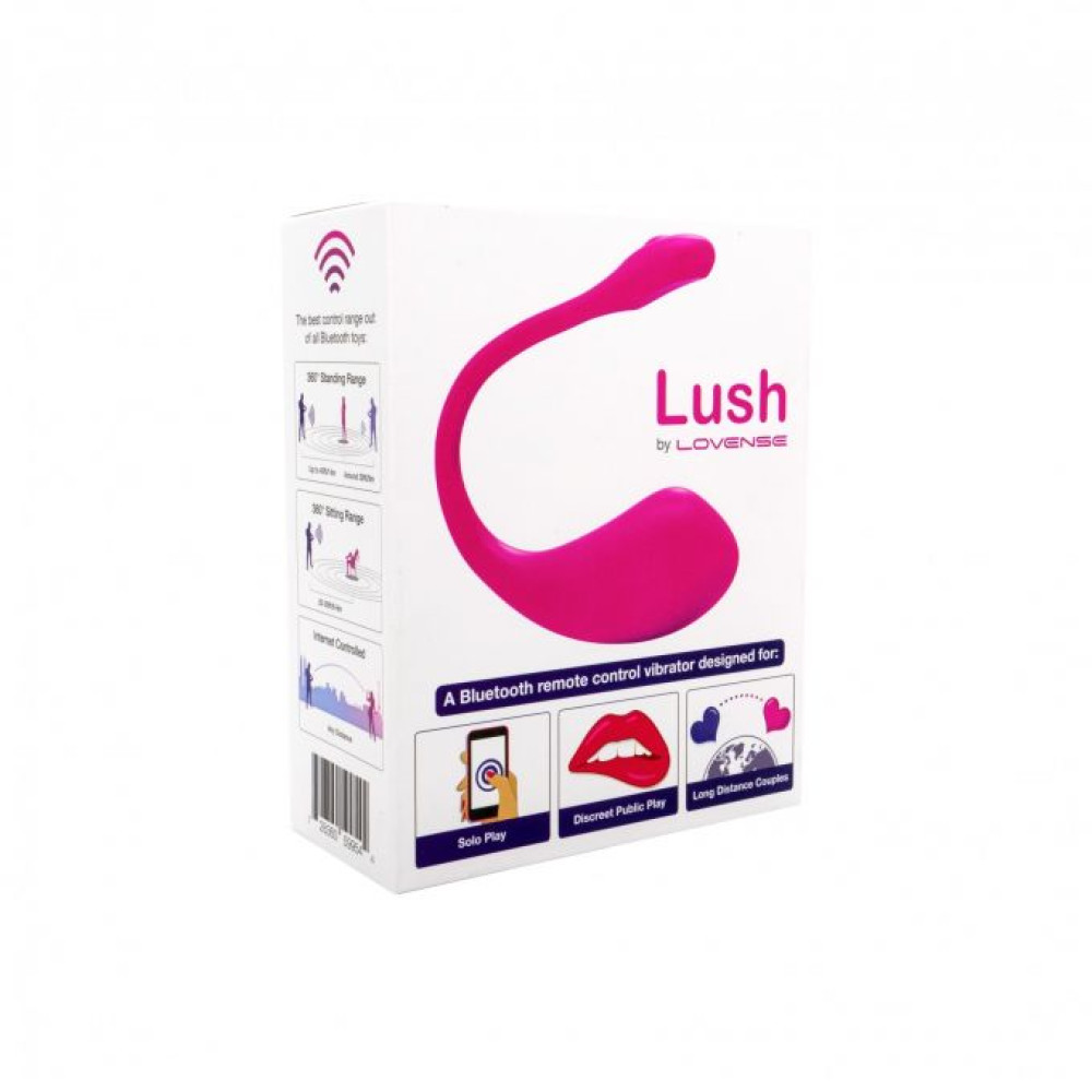 Виброяйцо Lush 2 Lovense, с управлением через приложение, розовое, 18 х 4 см фото №2 — секс игрушки: Украина, NO TABOO