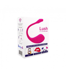 Віброяйце Lush 2 Lovense, з керуванням через додаток, рожеве, 18 х 4 см - No Taboo