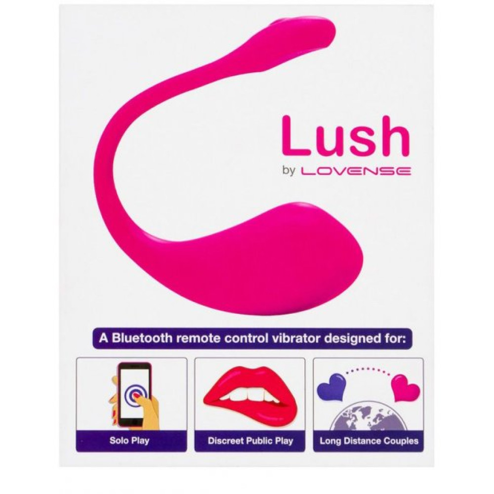 Виброяйцо Lovense Lush 3 с управлением через приложение, розовое, из силикона, 18 х 3.5 см фото №11 — секс игрушки: Украина, NO TABOO