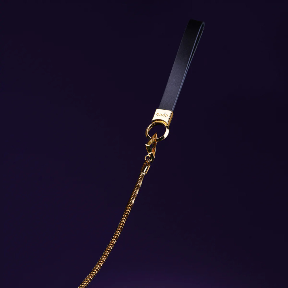 Поводок с итальянской кожей UPKO Moist Eyes Leash, 63 см, фото №0 — секс шоп Украина, NO TABOO