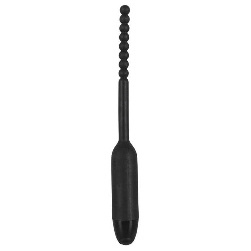 Уретральный катетер с вибрацией You2Toys, рельефный, черный, 16.5 х 0.8 см, фото №0 — секс шоп Украина, NO TABOO