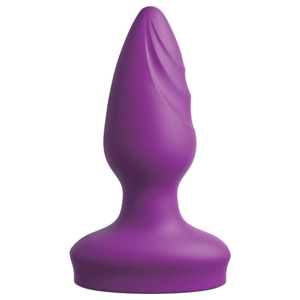 Анальная пробка с вибрацией Pipedream 3Some Wall Banger Plug, фиолетовая, 12 х 3.8 см фото №3 — секс игрушки: Украина, NO TABOO
