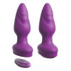 Анальная пробка с вибрацией Pipedream 3Some Wall Banger Plug, фиолетовая, 12 х 3.8 см фото №6 — секс игрушки: Украина, NO TABOO