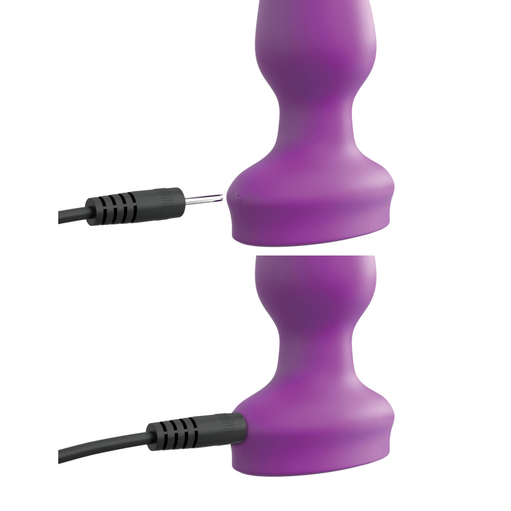 Анальная пробка с вибрацией Pipedream 3Some Wall Banger Plug, фиолетовая, 12 х 3.8 см фото №10 — секс игрушки: Украина, NO TABOO