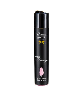 Массажное масло со вкусом сладкой ваты Plaisir Secret, с афродизиаком, 59 мл - No Taboo