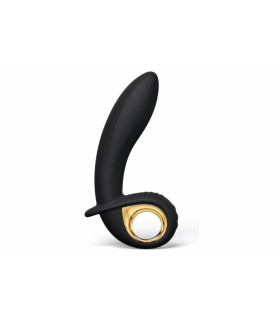 Вибратор для точки G Dorcel, с накачкой, силиконовый, черный, 16.2 х 3.5 см - No Taboo