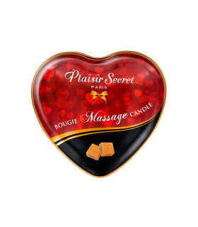 Массажная свеча Plaisir Secret, с ароматом карамели, 35 мл - No Taboo
