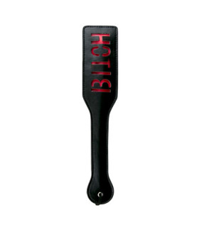 Паддл с надписью Bitch от Easy Toys, черный с красным, 33 см - No Taboo