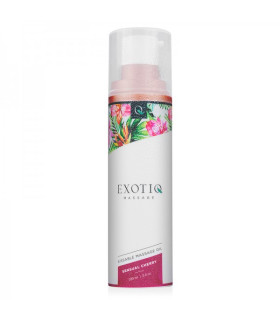 Масло для массажа съедобное Exotiq Massage, с ароматом и вкусом вишни, 100 мл - No Taboo
