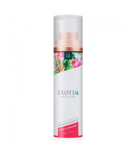 Масло для массажа съедобное Exotiq Massage, с ароматом и вкусом клубники, 100 мл - No Taboo