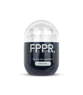 Мастурбатор нереалистичный FPPR, с рельефом, прозрачный - No Taboo