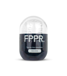 Мастурбатор нереалистичный FPPR, с рельефром, прозрачный - No Taboo