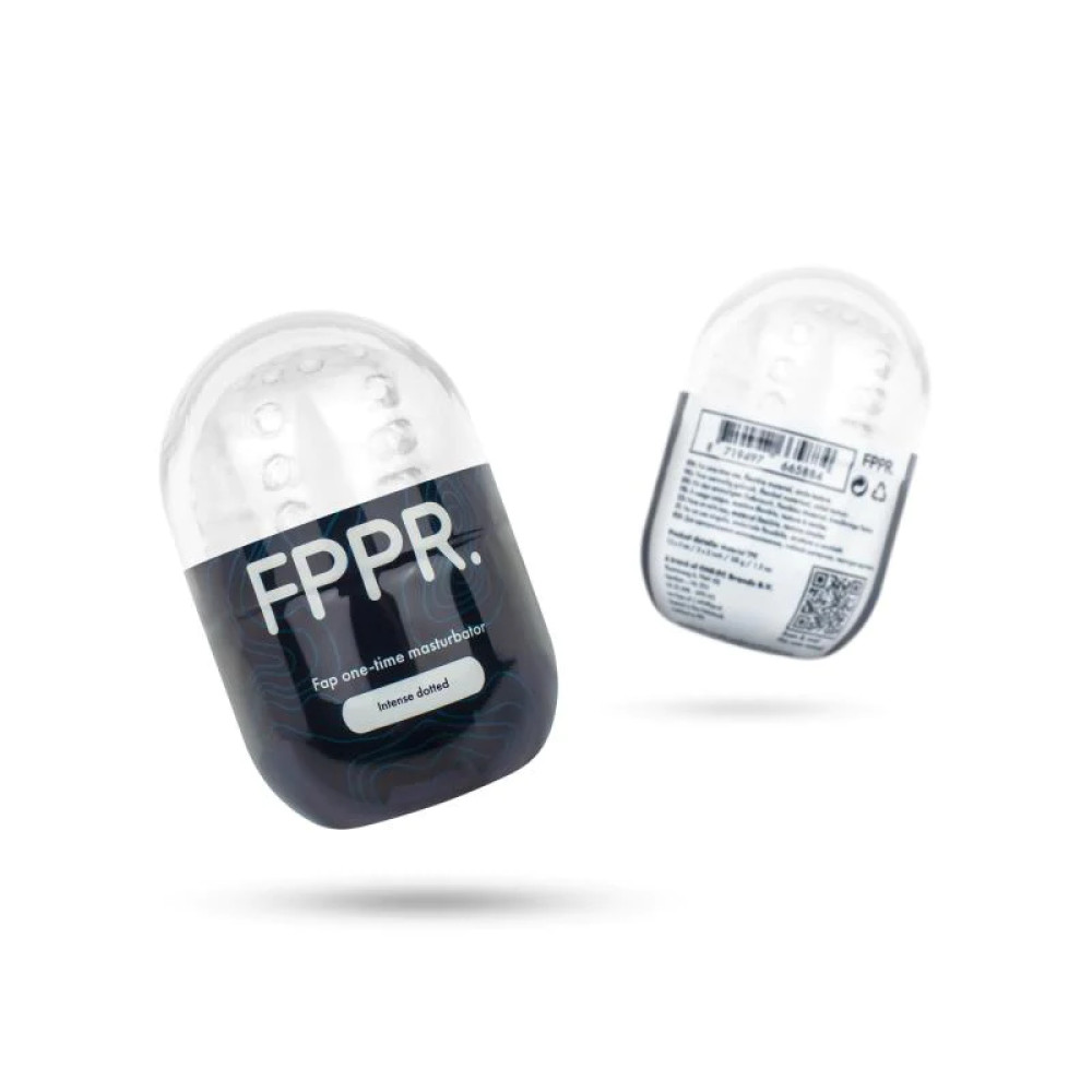 Мастурбатор нереалистичный FPPR, с рельефром, прозрачный фото №2 — секс игрушки: Украина, NO TABOO