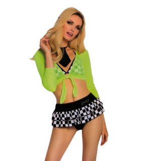 Костюм соблазнительной школьницы L/XL Sunspice, 5 предметов - No Taboo