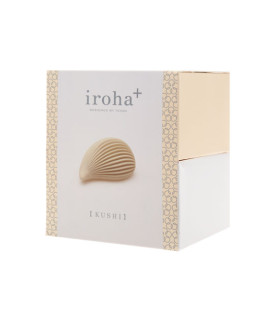Вібратор для клітора у формі черепашки Iroha+ Kushi від Tenga, медичний силікон, білий - No Taboo