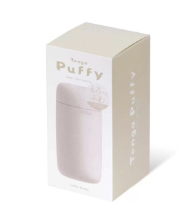 Мастурбатор нереалистичный Tenga Puffy Latte Brown, рельефный, бежевый, 15 х 4.5 см - No Taboo