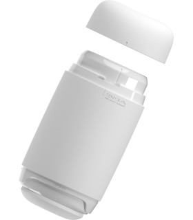 Мастурбатор нереалистичный Tenga Puffy Sugar White, рельефный, бежевый, 15 х 4.5 см - No Taboo