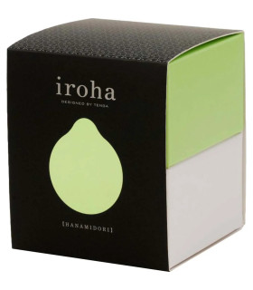 Вібратор для клітора Iroha Midori Tenga, медичний силікон, м'якість зефіру, зелений - No Taboo