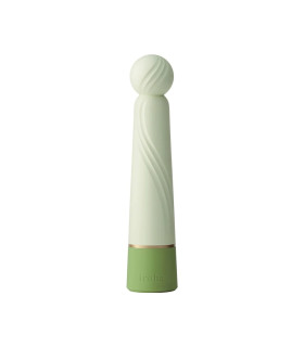 Вибратор для точки G Iroha Rin+ Tenga, медицинский силикон, салатовый, 16 х 3.5 см - No Taboo
