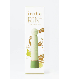 Вибратор для точки G Iroha Rin+ Tenga, медицинский силикон, салатовый, 16 х 3.5 см - No Taboo