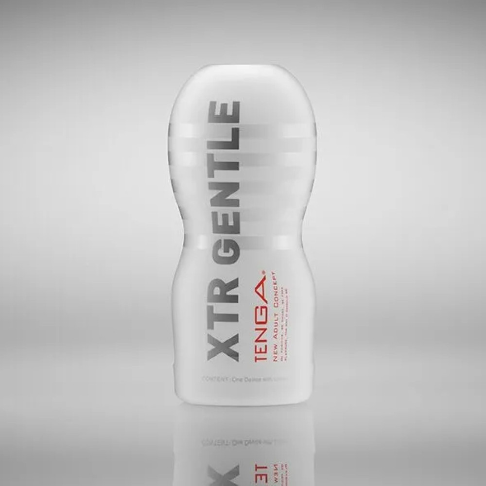 Мастурбатор в колбе рельефный Tenga Original Xtra Gentle, белый, 15.5 х 4.5 см фото №3 — секс игрушки: Украина, NO TABOO