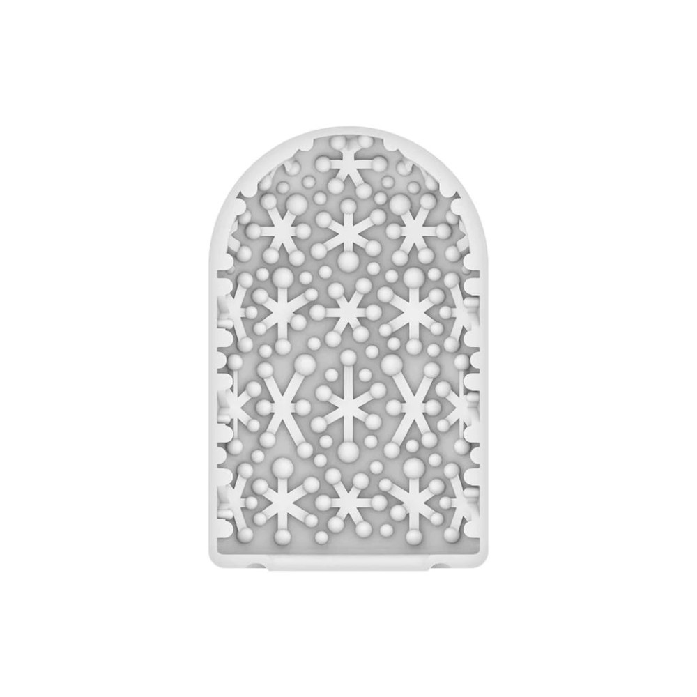 Мини мастурбатор нереалистичный Tenga Pocket Spark Beads, с рельефом, белый, 7.5 х 5.5 см фото №3 — секс игрушки: Украина, NO TABOO