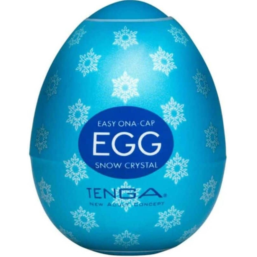 Мастурбатор яйцо с рельефом Tenga Snow Crystal, белый, 49 х 49 х 61 мм фото №0 — секс игрушки: Украина, NO TABOO