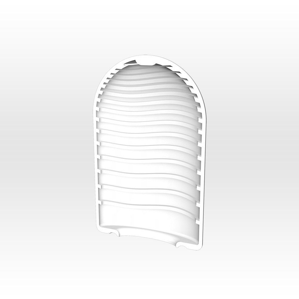 Мини мастурбатор нереалистичный Tenga Pocket Wave Line, с рельефом, белый, 7.5 х 5.5 см фото №4 — секс игрушки: Украина, NO TABOO