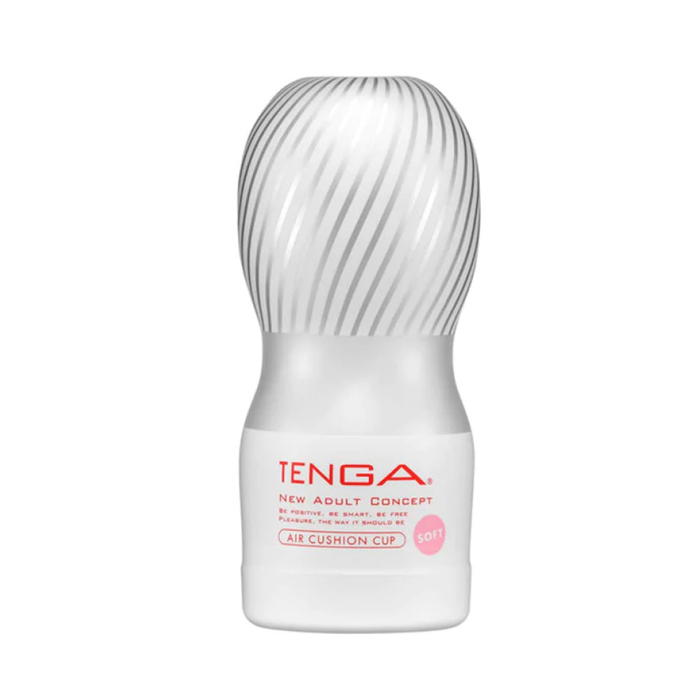 Мастубатор хай-тек рельефный Tenga Air Flow Gentle, белый, 15.5 х 7 см фото №0 — секс игрушки: Украина, NO TABOO