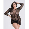 Платье сексуальное кружевное Plus Size Fifty Shades of Grey, черное, фото №1 — секс шоп Украина, NO TABOO