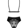 Боді еротичне з мереживом M/L Maderris Obsessive, чорне, фото №4 — секс шоп Україна, NO TABOO