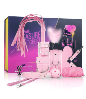 БДСМ набор Loveboxxx Pink Pleasure, 11 предметов, розовый - No Taboo