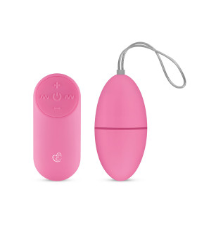 Виброяйцо с дистанционным пультом Easytoys, розовое, 7 х 3.5 см - No Taboo
