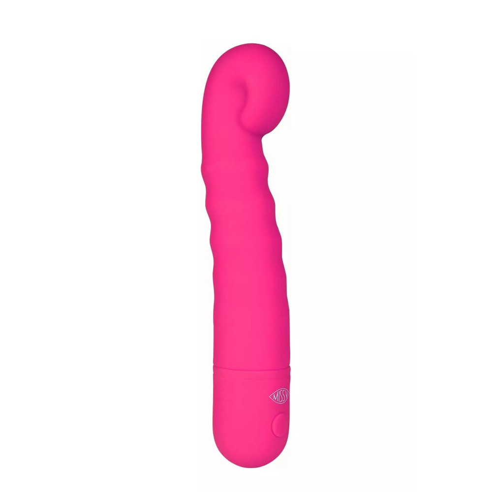Вибратор для точки G Sugar Miss V, силиконовый, розовый, 18.8 х 3.8 см фото №2 — секс игрушки: Украина, NO TABOO