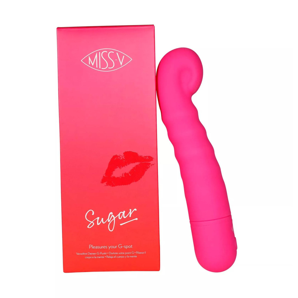 Вибратор для точки G Sugar Miss V, силиконовый, розовый, 18.8 х 3.8 см фото №0 — секс игрушки: Украина, NO TABOO
