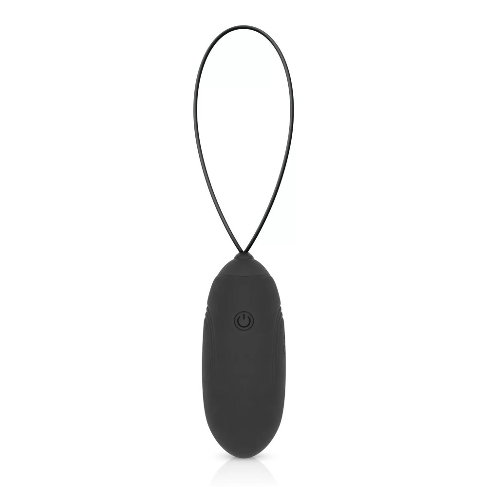 Виброяйцо с дистанционным пультом Luv Egg, силиконовое, черное, 6.5 х 3.5 см фото №3 — секс игрушки: Украина, NO TABOO