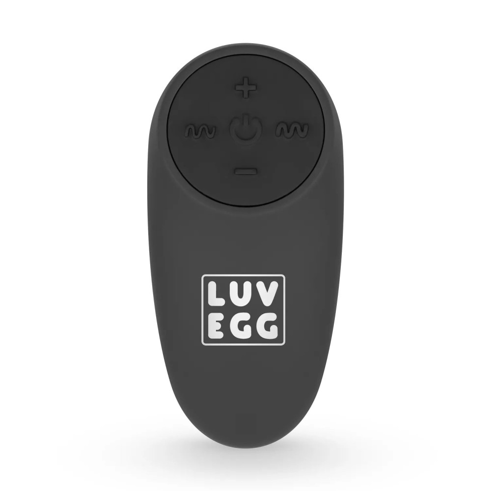 Виброяйцо с дистанционным пультом Luv Egg, силиконовое, черное, 6.5 х 3.5 см фото №5 — секс игрушки: Украина, NO TABOO