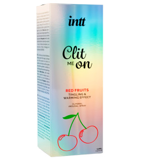 Спрей кліторальний для збудження Intt Clit Me On, з червоними фруктами, 12 мл - No Taboo