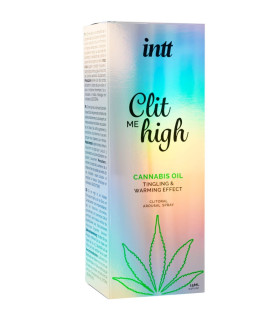 Спрей клиторальный для возбуждения Intt Clit Me High, с маслом семян конопли, 15 мл - No Taboo