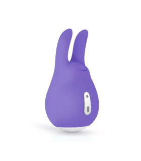 Вибратор для клитора Good Vibes Only Tedy силиконовый, фиолетовый, 9.5 х 5 см - No Taboo