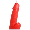 Низкотемпературная свеча в форме пениса Master Series Spicy Pecker, красная, фото №3 — секс шоп Украина, NO TABOO