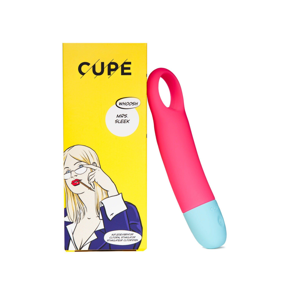Вибратор нереалистичный Mrs. Sleek Cupe, силиконовый, розовый, 17.6 х 3.7 см фото №0 — секс игрушки: Украина, NO TABOO