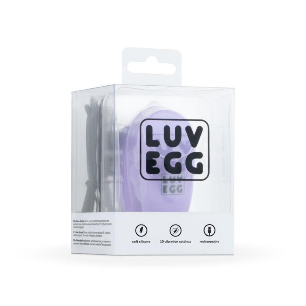 Виброяйцо XL Easytoys, с дистанционным пультом, силиконовое, лиловое, 8 х 3.8 см фото №2 — секс игрушки: Украина, NO TABOO