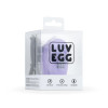 Виброяйцо XL Easytoys, с дистанционным пультом, силиконовое, лиловое, 8 х 3.8 см фото №2 — секс игрушки: Украина, NO TABOO