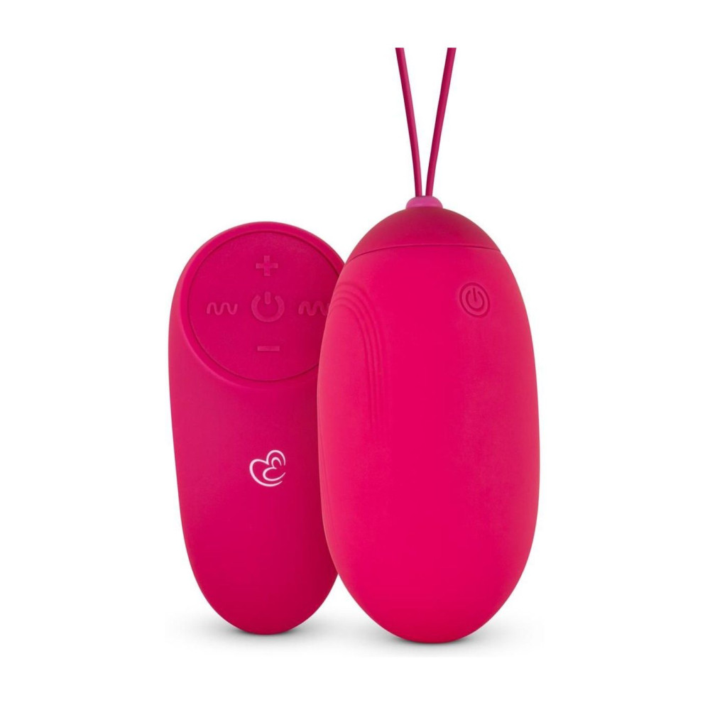 Виброяйцо XL Easytoys, с дистанционным пультом, силиконовое, розовое, 8 х 3.8 см фото №0 — секс игрушки: Украина, NO TABOO