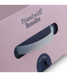Мастурбатор реалистичный с двумя отверстиями Trinity Rose Friend with Benefits, коричневый - No Taboo