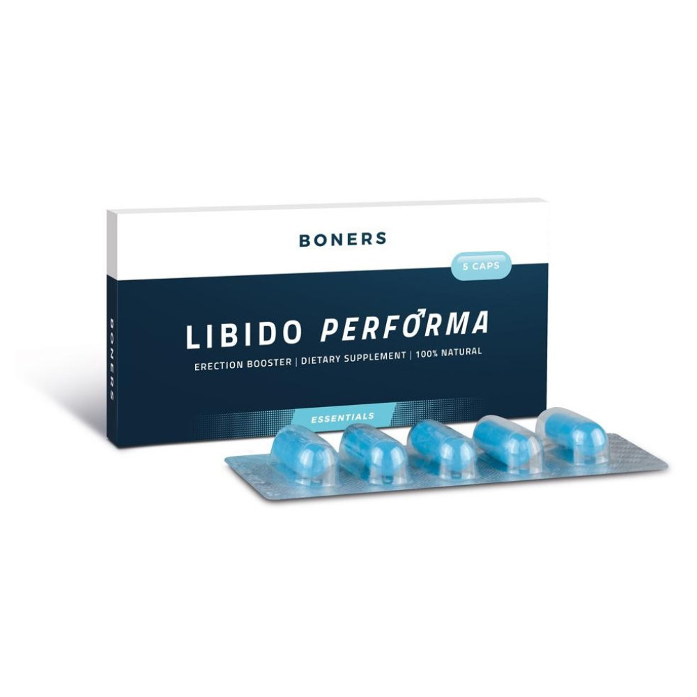 Таблетки для усиления эрекции Libido Performa Boners, 5 шт., фото №0 — секс шоп Украина, NO TABOO