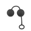 Вагинальные шарики со смещенным центром тяжести Easytoys, силиконовые, черные, 40 г фото №3 — секс игрушки: Украина, NO TABOO